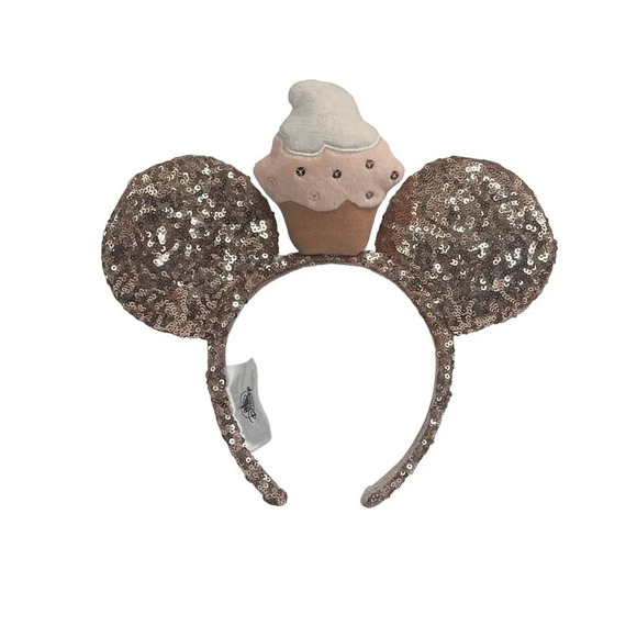 Minnie Mouse Ears 2019 Epcot Food & Wine Festival Rose Gold Cupcake Authentic - Picture 4 of 16